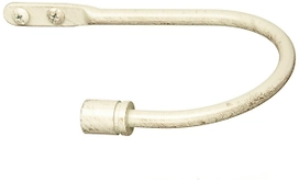 Подхват для штор HOME ACCESSORY стальной сплав белый классик 1 шт