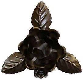 Зажим для штор HOME ACCESSORY стальной сплав шоколад роза 1 шт