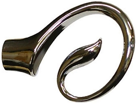 Наконечник для карниза ORBIS Крюк d16 стальной сплав хром 1 шт