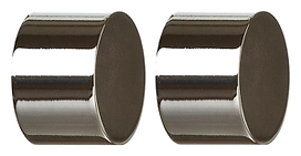 Наконечник для карниза ORBIS Заглушка d16 мм стальной сплав хром 2 шт 