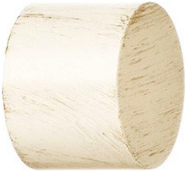 Наконечник для карниза HomeAccess алюминиевый белый D20 мм 2 шт