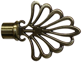 Наконечник для карниза Home Access металл золотой антик d20 пальма 1 шт