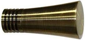 Наконечник для карниза Home Access алюминий нержавеющая сталь D20 трапеция 1 шт