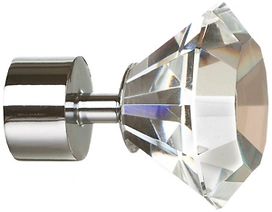 Наконечник для карниза Home Access алюминий хром d20 трапеция 1 шт