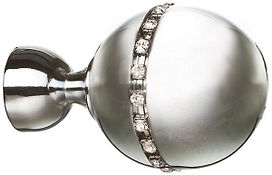 Наконечник для карниза Home Access алюминий хром d20 шар 1 шт