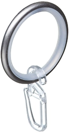 Кольца для штор HOME ACCESSORY стальной сплав серебряный 140 мм d20 мм 10 шт