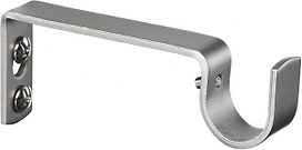 Держатель для карниза 1 ряд HOME ACCESSORY стальной сплав серебряный 190 мм 1 шт