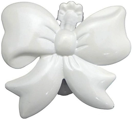 Клипса для карниза HOME ACCESSORY белая металлическая 150 мм бантик