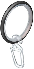 Кольцо для карниза HOME ACCESSORY металлическое черное 150 мм 