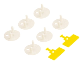 Защита от детей OBI на розетку 6 штук в наборе