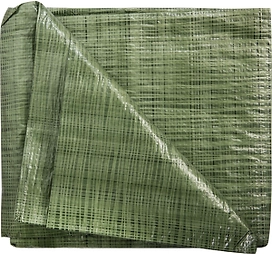 Тент универсальный с проушинами зеленый 500х300 см