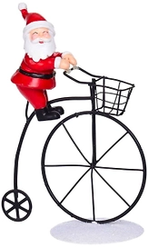 Статуэтка Санта на велосипеде 8,5х6,5х16 см