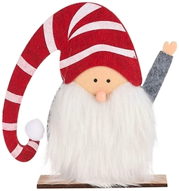 Статуэтка Гном красная 12,5х4х20 см