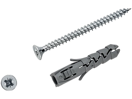 Дюбель-шуруп универсальный распорный LUX-TOOLS 8х40 мм 10 шт