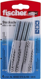 Дюбель универсальный распорный Fischer 8x100 мм 4 шт