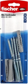 Дюбель универсальный распорный Fischer 8x120 мм 4 шт