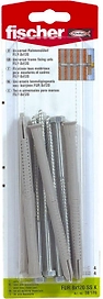 Дюбель рамный Fischer FUR 8x80 мм с шурупом 4 шт