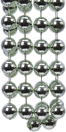 Бусы новогодние серо-зеленые XXL 2х270 см