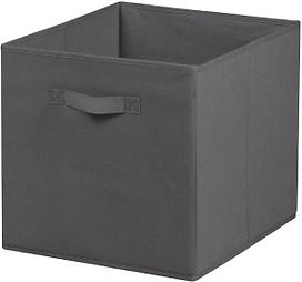 Контейнер 110309 текстиль темно-серый 330x380x330 мм 40 л