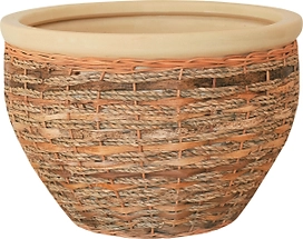 Горшок Микс 3 d21 см h15 керамический цвета в ассортименте