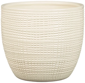 Кашпо Scheurich Corteza 866 d16 см керамическое белое