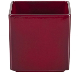 Кашпо Scheurich Дарк 994 d15 см керамическое красное