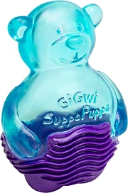 Жевательная игрушка для собак GiGwi мишка с пищалкой 3x6x9 см