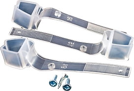 Кронштейн Уют для планки второго ряда прозрачный