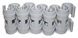 Зажим для пластиковых дуг d20 мм 10 шт