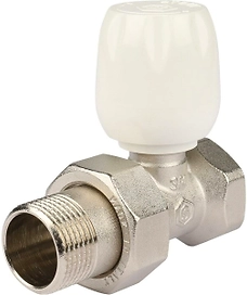 Клапан для радиатора латунь прямой 3/4" STOUT SVRs с неподъемным шпинделем