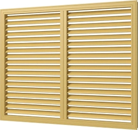 Решетка радиаторная 600х900 мм слоновая кость