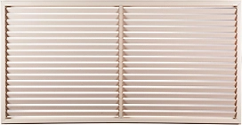 Решетка радиаторная 60x120 см бежевая