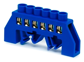 Шина нулевая REXANT на комбинированных изоляторах 6ГР 8X12