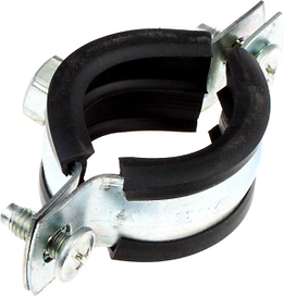 Хомут Стройбат с винтовым креплением 1 дюйм 32-35 мм