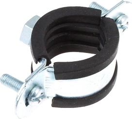 Хомут Стройбат с винтовым креплением 3/4 дюйма 25-28 мм