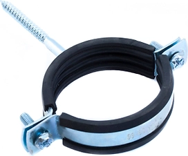 Хомут Стройбат с креплением на шуруп 2 дюйма 60-64 мм