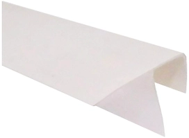 Стартовый профиль F-образный для МДФ панелей 3000 мм белый