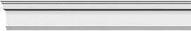 Плинтус потолочный FORMAT 08019Е 200х8х3 см белый