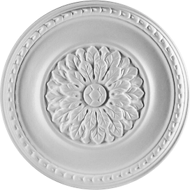 Розетка потолочная  Decor EK D305-380 38 см белая