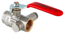 Кран шаровой латунь никелированный VALTEC AAV245004 1/2"