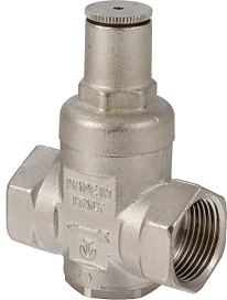 Редуктор давления латунь никелированная VALTEC поршневой 1/2"