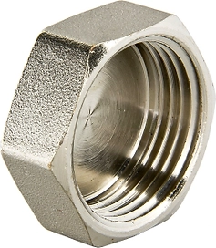 Заглушка латунь никелированная VALTEC 1/2"х 15 мм