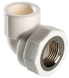 Угольник полипропиленовый VALTEC 1/2" х 25 мм