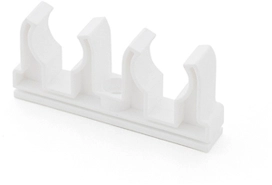 Опора для труб двойная PPR 25,  белый, RTP