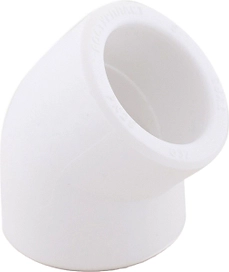 Угольник PPR  32х45, PN25 белый, RTP