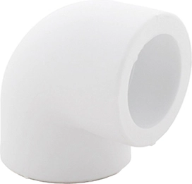 Угольник PPR  32х90, PN25 белый, RTP