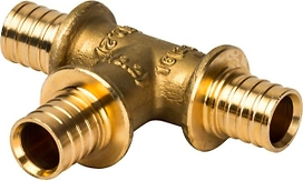 Тройник равнопроходный латунь STOUT 16x16x16 мм
