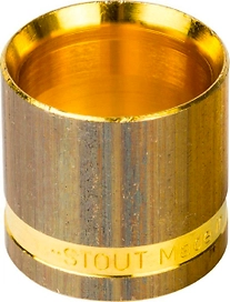 Монтажная гильза латунь STOUT 25 мм
