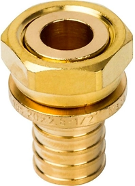 Переходник с накидной гайкой латунь STOUT 20xG 1/2" 