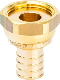 Переходник с накидной гайкой латунь STOUT 25xG 3/4"